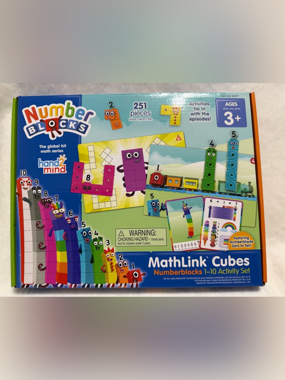 Numberblocks MathLink Cubes Activity/Learning Resources Popsicle Count/4 Bananas - Picture 3 of 16